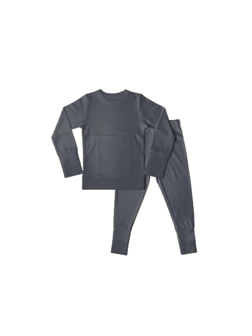 Goumi Kids Midnight Blue Bamboo 2-Piece Lounge All Day Jogger Set Size 4T NEW